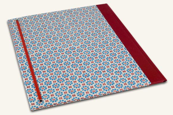 Für Schule und Beruf Sammelmappe blau rot